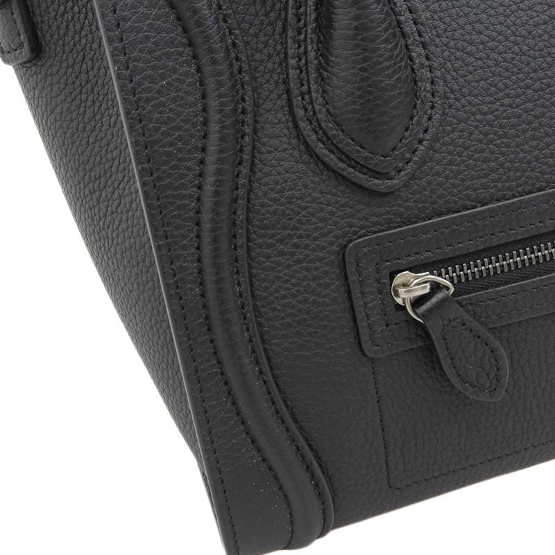 セリーヌ CELINE ラゲージ ナノショッパー 2WAYバッグ ハンドバッグ ショルダーバッグ レザー ボルドー 168243 中古 新入荷 OB2131 CELINE（セリーヌ） ラゲージ ナノショッパー 2WAYバッグ ハンドバッグ