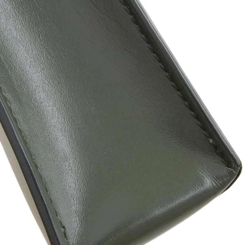 ロエベ LOEWE スタンダード A5 2WAYバッグ ショルダーバッグ ハンドバッグ ロゴ レザー カーキ 中古 新入荷 OB2151 LOEWE（ロエベ） スタンダード A5 2WAYバッグ ショルダーバッグ