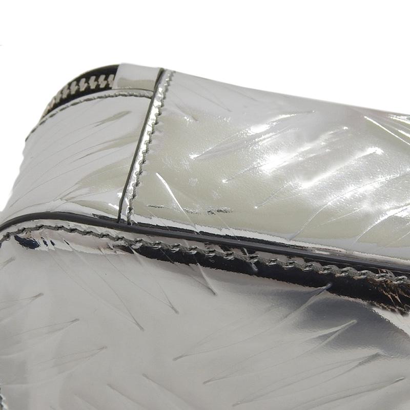 PRADA（プラダ） ブリック ショルダーバッグ レザー シルバー 2VH070 
