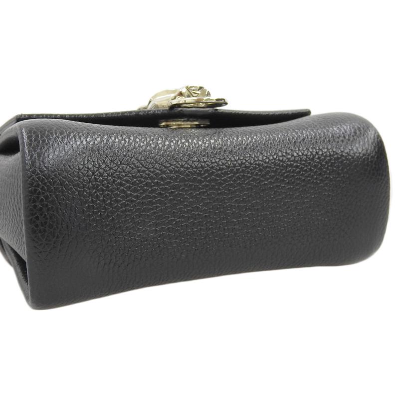 カルティエ CARTIER パンテールドゥカルティエ チェーンバッグ マイクロ ショルダーバッグ レザー ブラック L3002045 美品 新入荷 OB2166 Cartier（カルティエ） パンテールドゥカルティエ チェーンバッグ