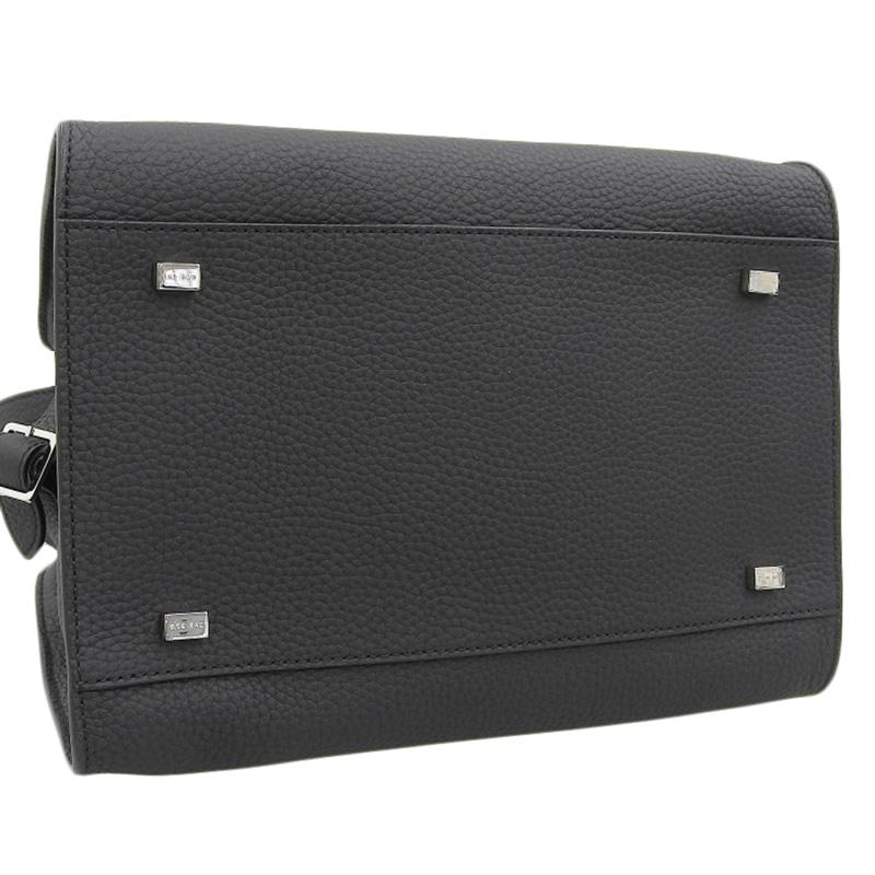 ザ・ロウ THE ROW ソフトマルゴー10 2WAY ハンドバッグ ショルダーバッグ レザー ブラック W1190 L133 美品 新入荷 OB2175 ザ ロウ THE ROW ソフトマルゴー 10 W1190L72BLSG ブラック ゴールド