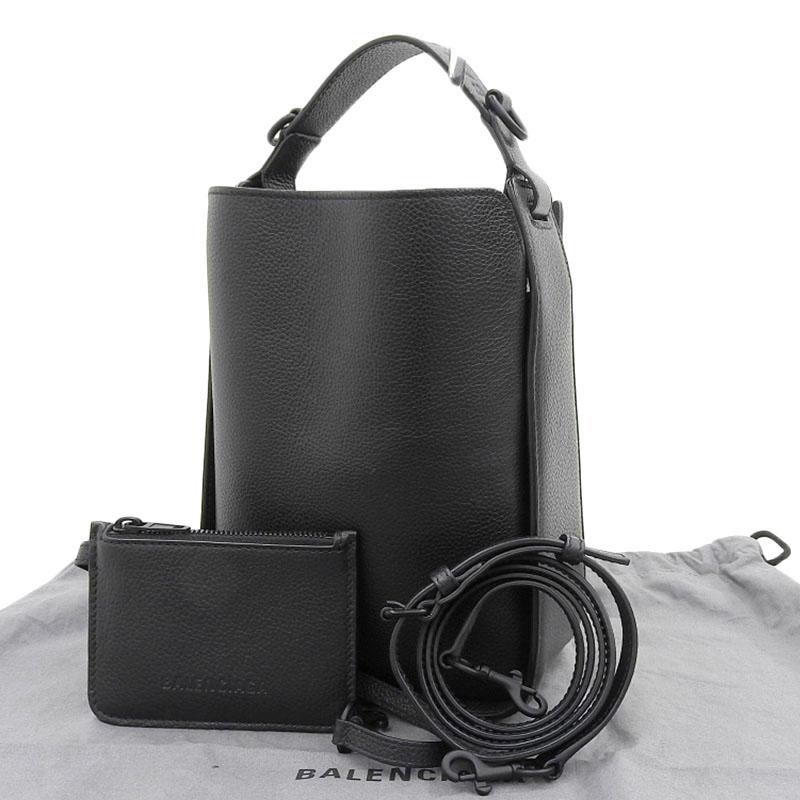 バレンシアガ BALENCIAGA ノースサウストートスモール ツール2.0 2WAYバッグ ハンド ショルダー レザー 黒 669754 中古 新入荷 OB2177 BALENCIAGA（バレンシアガ） ノースサウストートスモール ツール2.0