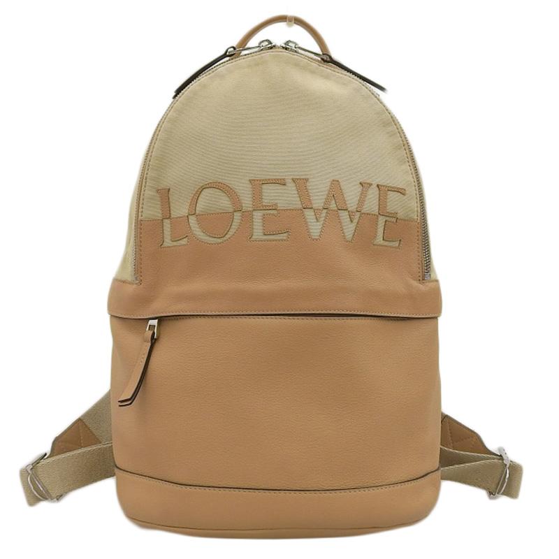 LOEWE（ロエベ） バックパック リュックサック キャンバス/レザー 
