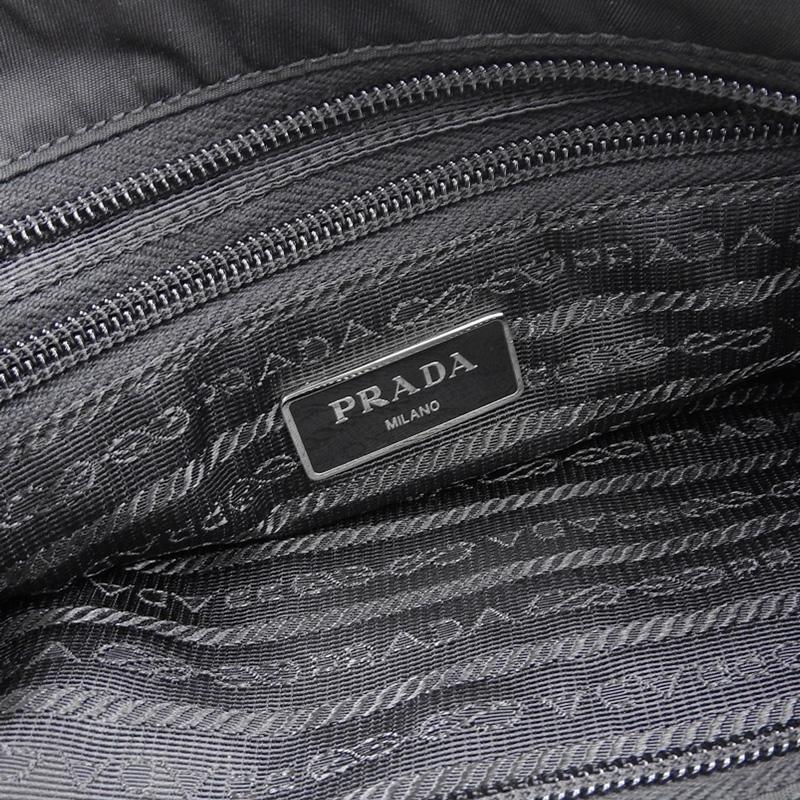 プラダ PRADA ショルダーバッグ 斜め掛けショルダー テスート ナイロン/レザー ブラック VA0053 中古 新入荷 OB2209 PRADA（プラダ） ショルダーバッグ 斜め掛けショルダー テスート