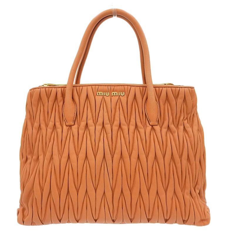 miumiu ミュウミュウ マテラッセ 2way ハンドバッグ ショルダーバッグ miu miu（ミュウミュウ） マテラッセ 2WAYバッグ ハンドバッグ