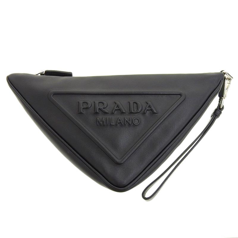 PRADA（プラダ） クラッチバッグ トライアングル セカンドバッグ