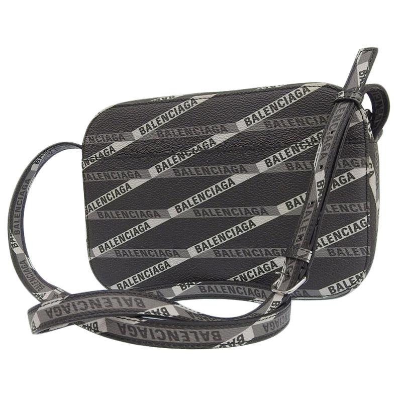 バレンシアガ BALENCIAGA エブリデイ ショルダーバッグ カメラバッグ PVC ダークグレー 552370 中古 新入荷 OB2297 EVERYDAY（BALENCIAGA） バレンシアガ BALENCIAGA エブリデイ