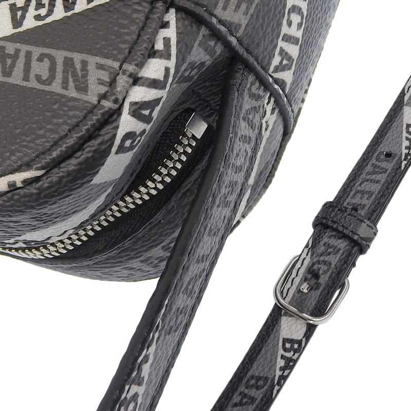 バレンシアガ BALENCIAGA エブリデイ ショルダーバッグ カメラバッグ PVC ダークグレー 552370 中古 新入荷 OB2297 EVERYDAY（BALENCIAGA） バレンシアガ BALENCIAGA エブリデイ