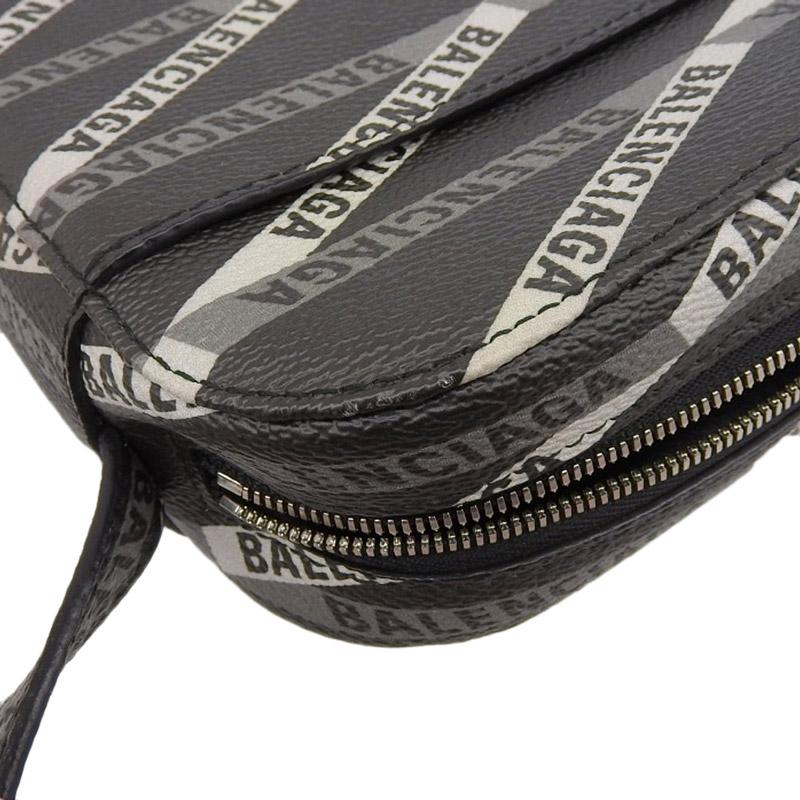 バレンシアガ BALENCIAGA エブリデイ ショルダーバッグ カメラバッグ PVC ダークグレー 552370 中古 新入荷 OB2297 EVERYDAY（BALENCIAGA） バレンシアガ BALENCIAGA エブリデイ
