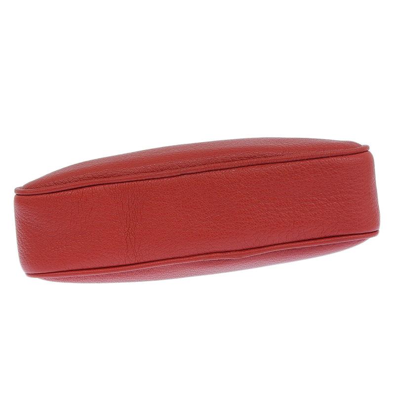 ミュウミュウ MIUMIU 2WAYバッグ ショルダーバッグ ポーチ レザー レッド 中古 新入荷 OB2300 miu miu（ミュウミュウ） MIUMIU 2WAYバッグ ショルダーバッグ ポーチ