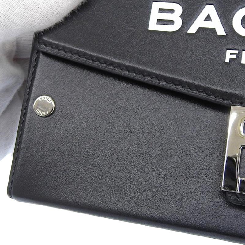 フェンディ FENDI ソフトトランク バゲット 2WAY ショルダーバッグ レザー ブラック マークジェイコブズコラボ 7VA565 中古 新入荷 OB2340 FENDI（フェンディ） ソフトトランク バゲット 2WAY ショルダーバッグ