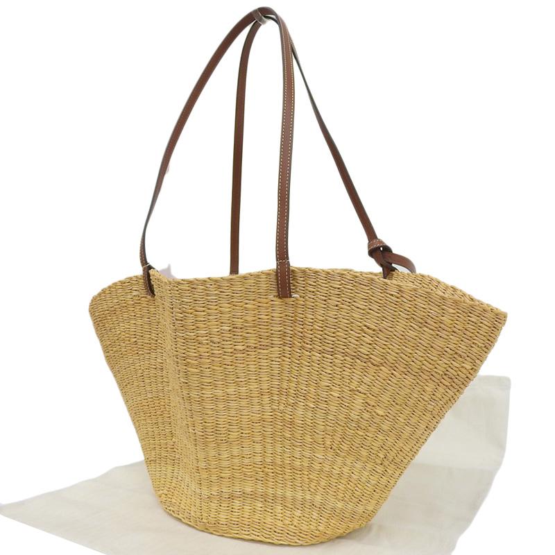 LOEWE（ロエベ） シェルバスケットスモール トートバッグ エレファント 