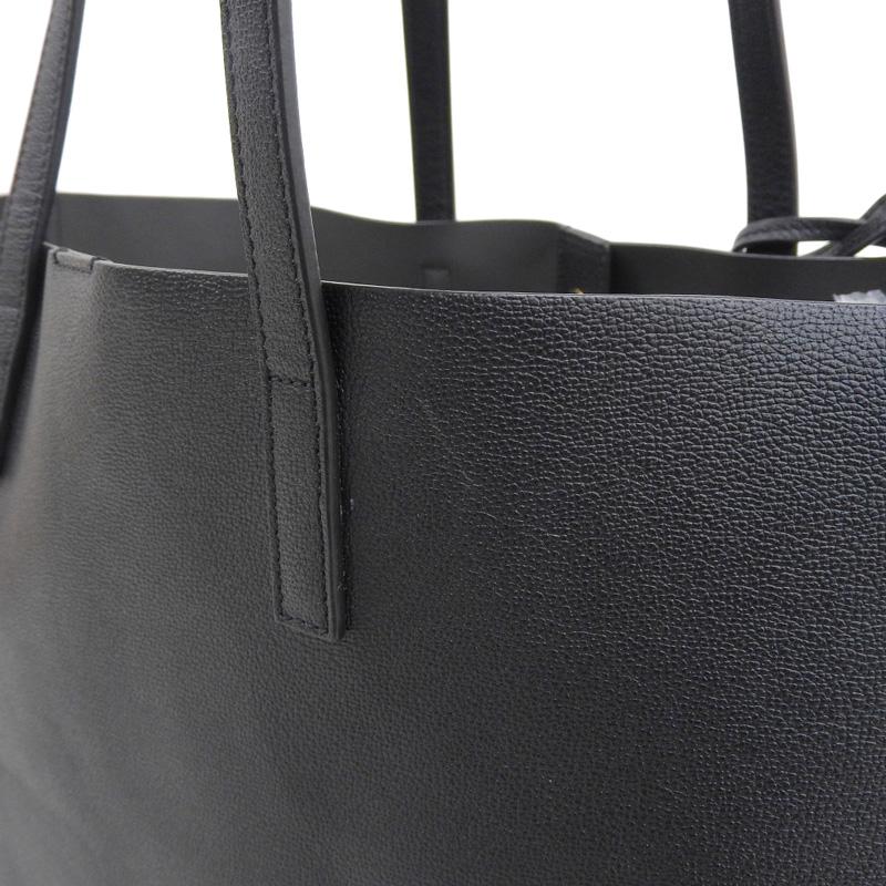 VERSACE ヴェルサーチ ヴィルトゥス トートバッグ レザー ブラック 