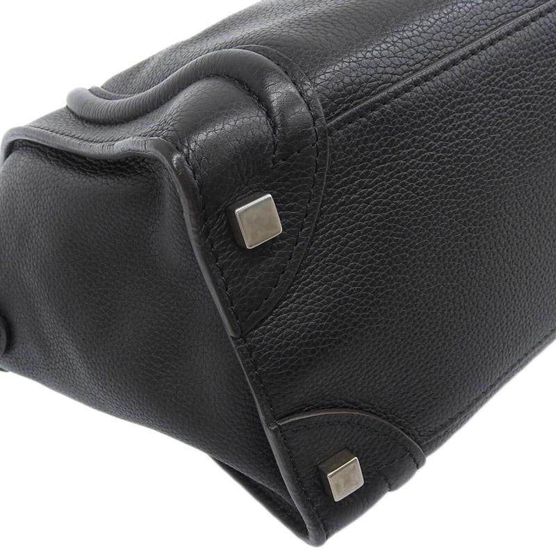 CELINE（セリーヌ） ラゲージ マイクロ レザー ブラック