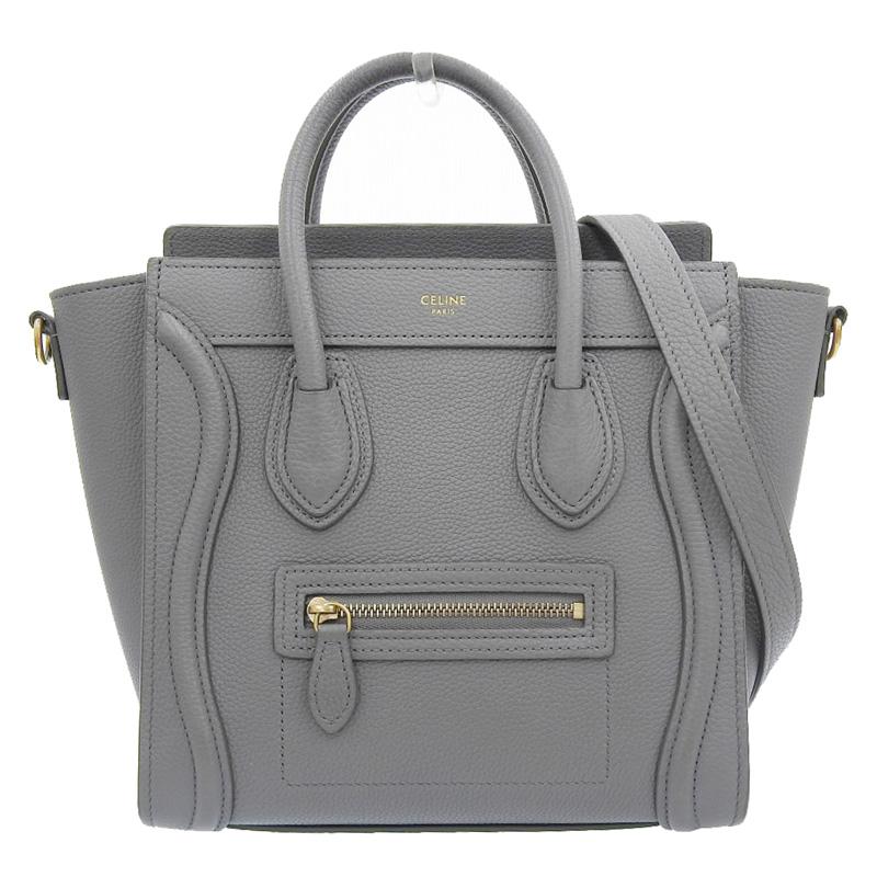 CELINE（セリーヌ） ラゲージ ナノショッパー 2WAYバッグ ハンドバッグ
