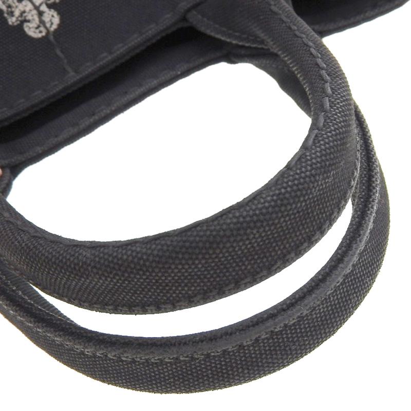 プラダ PRADA カナパ 2WAYバッグ ハンドバッグ ショルダーバッグ キャンバス ブラック 1BG439 中古 新入荷 OB2400_3