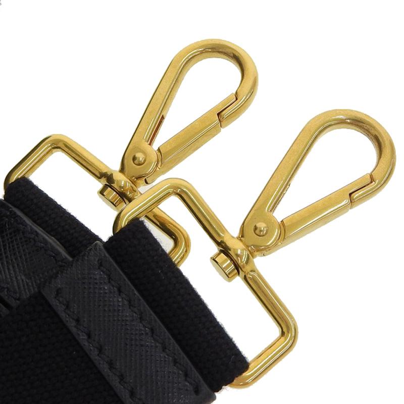 プラダ PRADA カナパ 2WAYバッグ ハンドバッグ ショルダーバッグ キャンバス ブラック 1BG439 中古 新入荷 OB2400_4