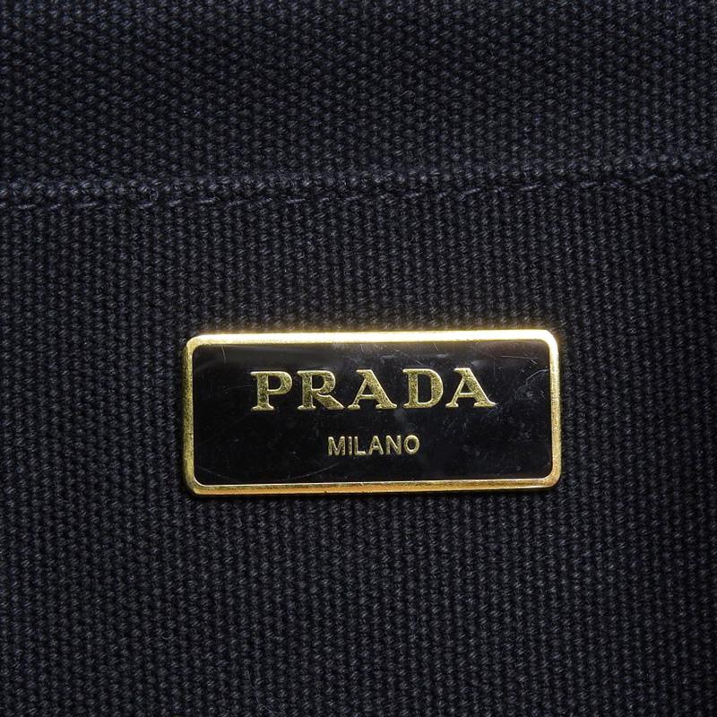 プラダ PRADA カナパ 2WAYバッグ ハンドバッグ ショルダーバッグ キャンバス ブラック 1BG439 中古 新入荷 OB2400_6