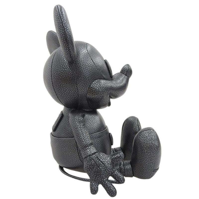 COACH（コーチ） ミッキーマウス ぬいぐるみ レザー メタリック