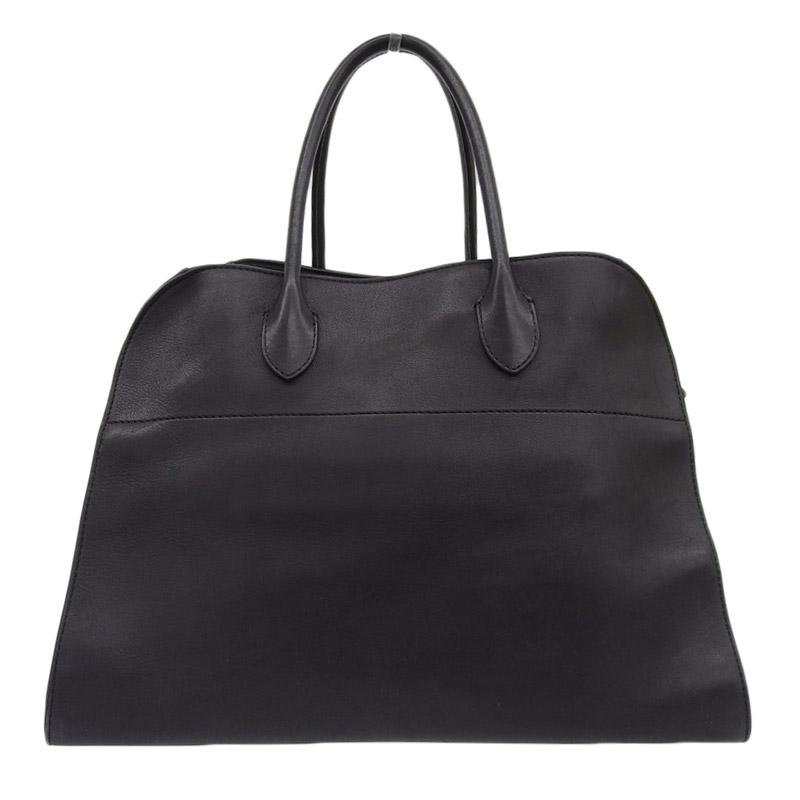 THE ROW（ザ ロウ） ソフトマルゴー15 トートバッグ レザー ブラック