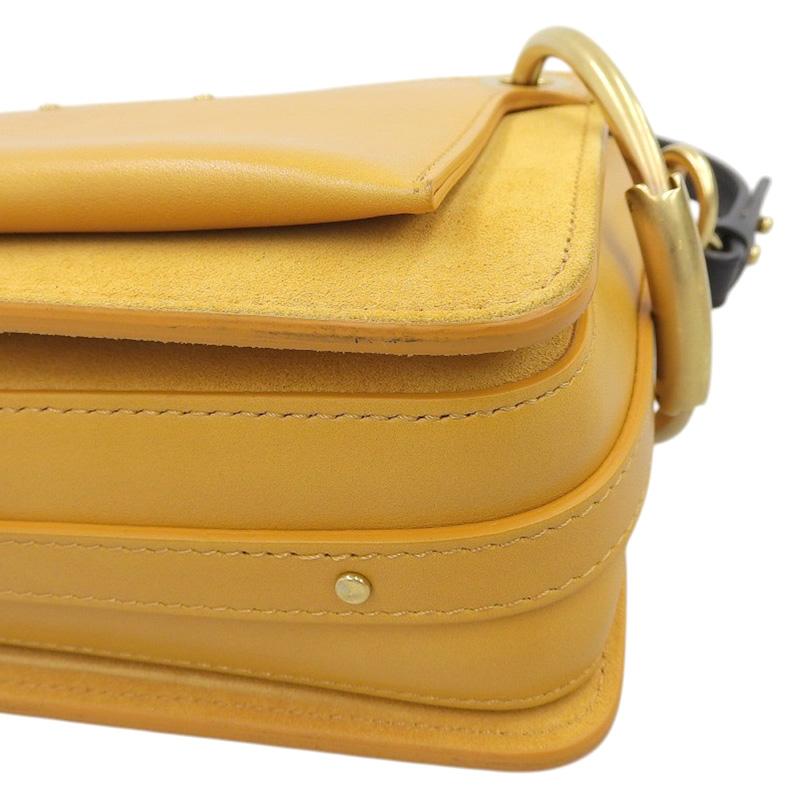クロエ CHLOE 2WAYバッグ 肩掛け 斜め掛け ショルダーバッグ レザー イエロー ブラック 中古 新入荷 OB2511 Chloe（クロエ） CHLOE 2WAYバッグ 肩掛け 斜め掛け ショルダーバッグ