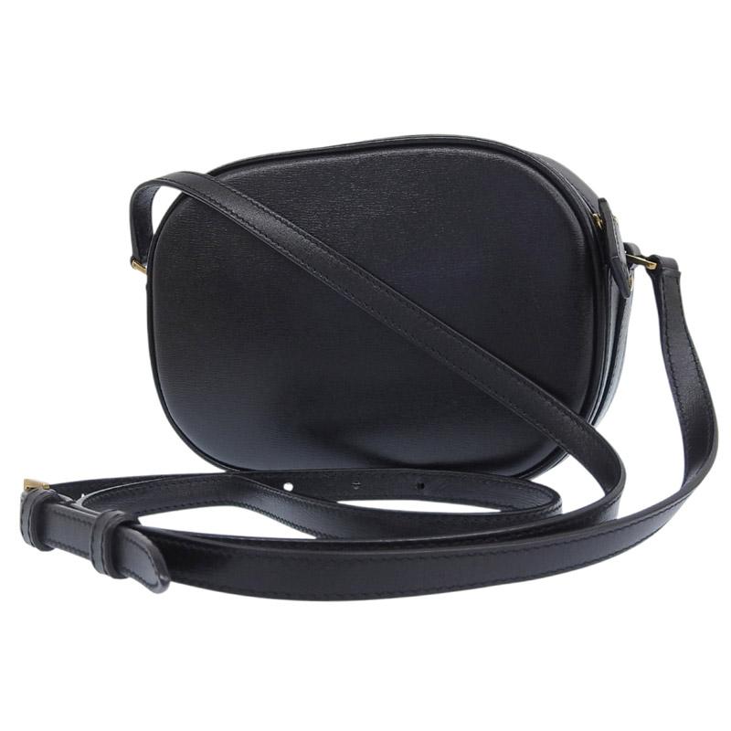 サンローラン SAINT LAURENT カメラバッグ ショルダーバッグ レザー ブラック 582673 中古 新入荷 OB2554 Yves Saint Laurent（イヴ・サンローラン） サンローラン SAINT