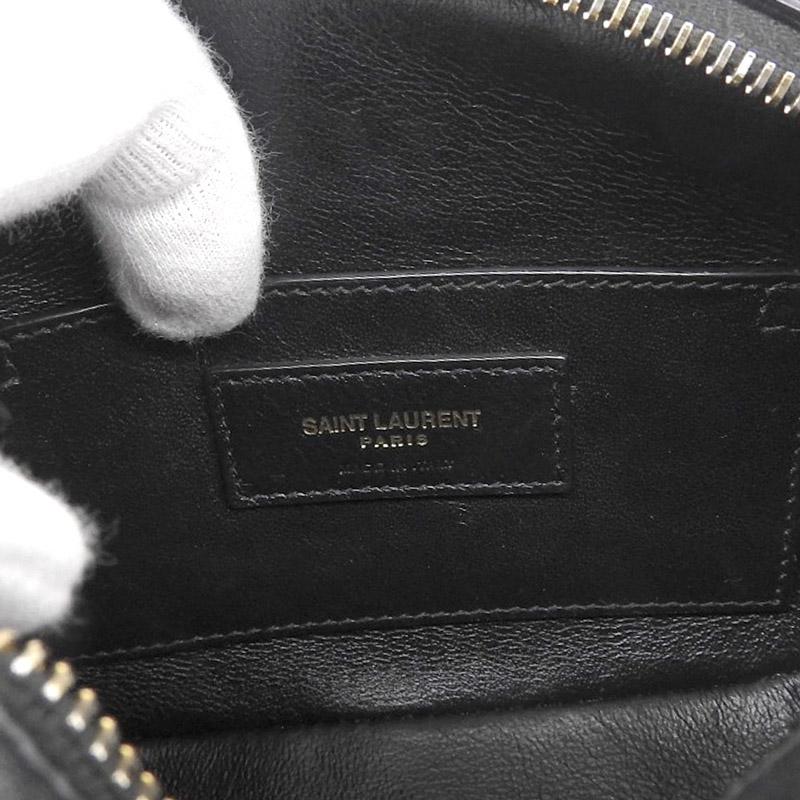 サンローラン SAINT LAURENT カメラバッグ ショルダーバッグ レザー ブラック 582673 中古 新入荷 OB2554 Yves Saint Laurent（イヴ・サンローラン） サンローラン SAINT