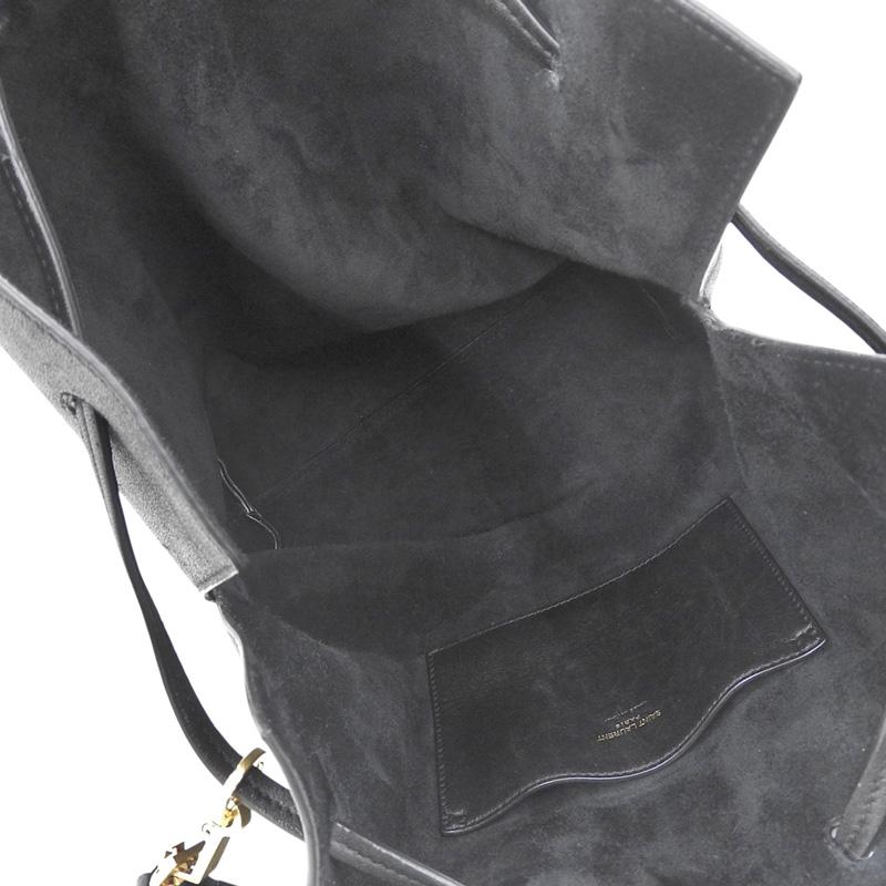 サンローラン SAINT LAURENT PARISV2 ショルダーバッグ ポーチ ラムスキン ブラック 804302 中古 新入荷 OB2615 SAINT LAURENT サンローラン PARISV2 ショルダーバッグ ポーチ
