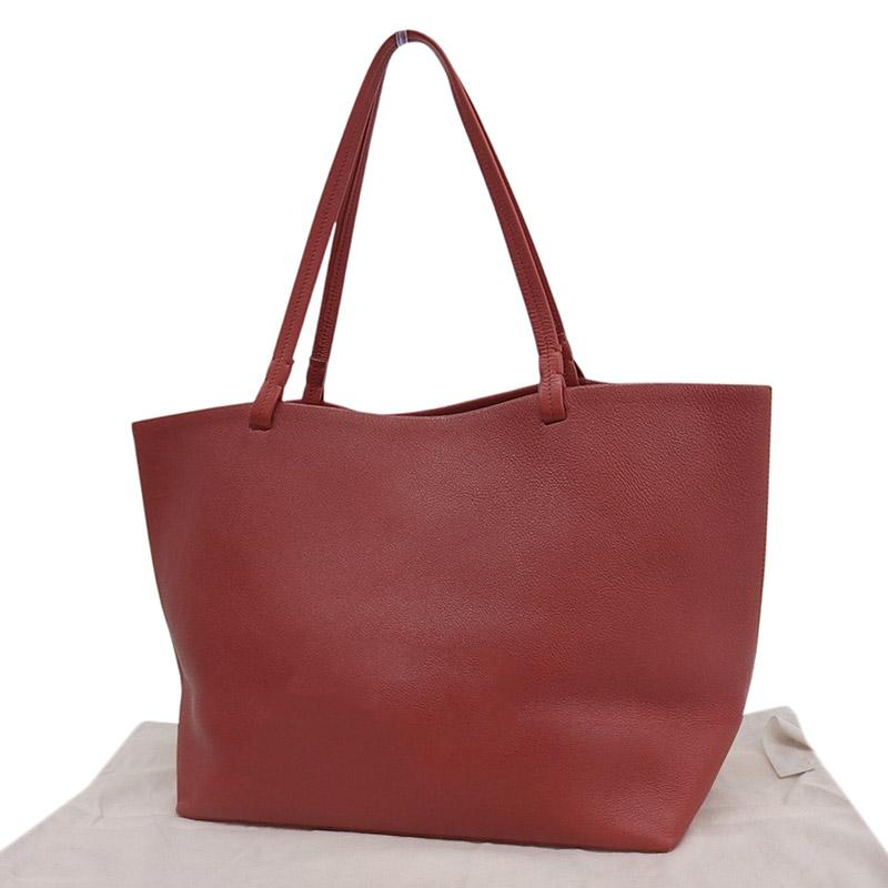 THE ROW（ザ ロウ） トートバッグ レザー レッド 中古 新入荷 OB2619