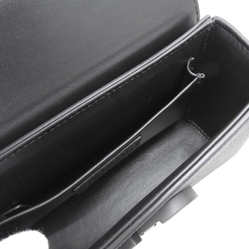 ディオール CHRISTIAN DIOR 30モンテーニュボックス ショルダーバッグ レザー ブラック 中古 新入荷 OB2622 30 Montaigne ディオール CHRISTIAN DIOR 30モンテーニュボックス