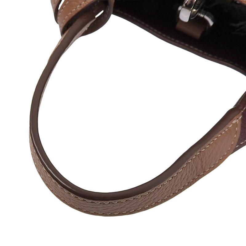 トッズ TOD'S Tタイムレス マイクロ 2WAY ハンドバッグ ショルダーバッグ レザー ブラウン 中古 新入荷 OB2657 TOD'S（トッズ） TOD'S Tタイムレス マイクロ 2WAY ハンドバッグ