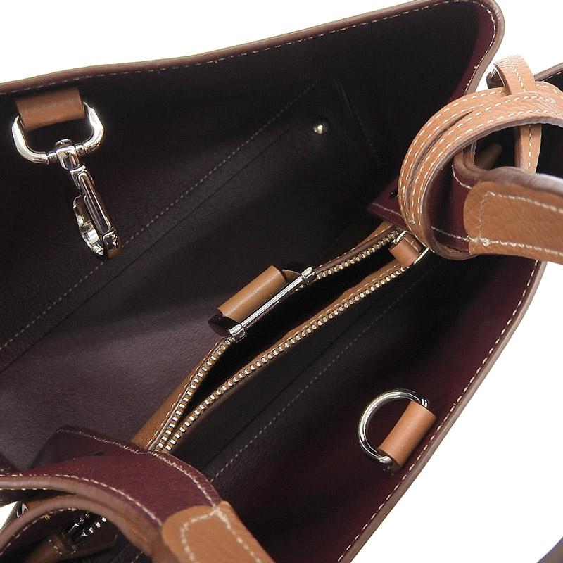 トッズ TOD'S Tタイムレス マイクロ 2WAY ハンドバッグ ショルダーバッグ レザー ブラウン 中古 新入荷 OB2657 TOD'S（トッズ） TOD'S Tタイムレス マイクロ 2WAY ハンドバッグ