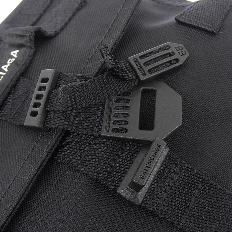 バレンシアガ BALENCIAGA 2WAYバッグ ショルダーバッグ ハンドバッグ メッセンジャーバッグ ナイロン ブラック 656106 中古 新入荷 OB2708_3