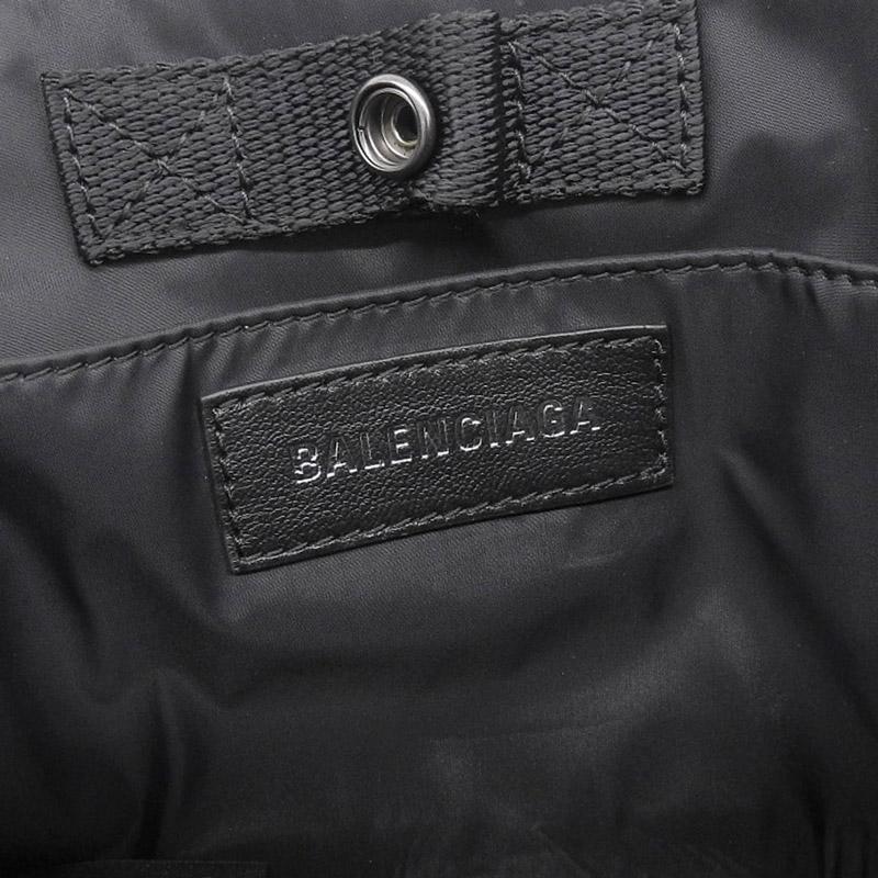 バレンシアガ BALENCIAGA 2WAYバッグ ショルダーバッグ ハンドバッグ メッセンジャーバッグ ナイロン ブラック 656106 中古 新入荷 OB2708_6