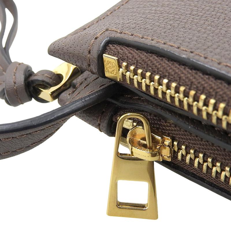 LOEWE（ロエベ） ゲートダブルジップ ショルダーバッグ レザー