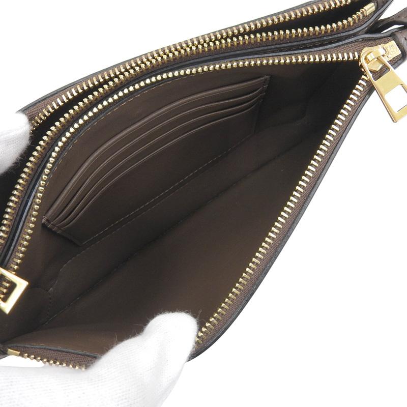 LOEWE（ロエベ） ゲートダブルジップ ショルダーバッグ レザー