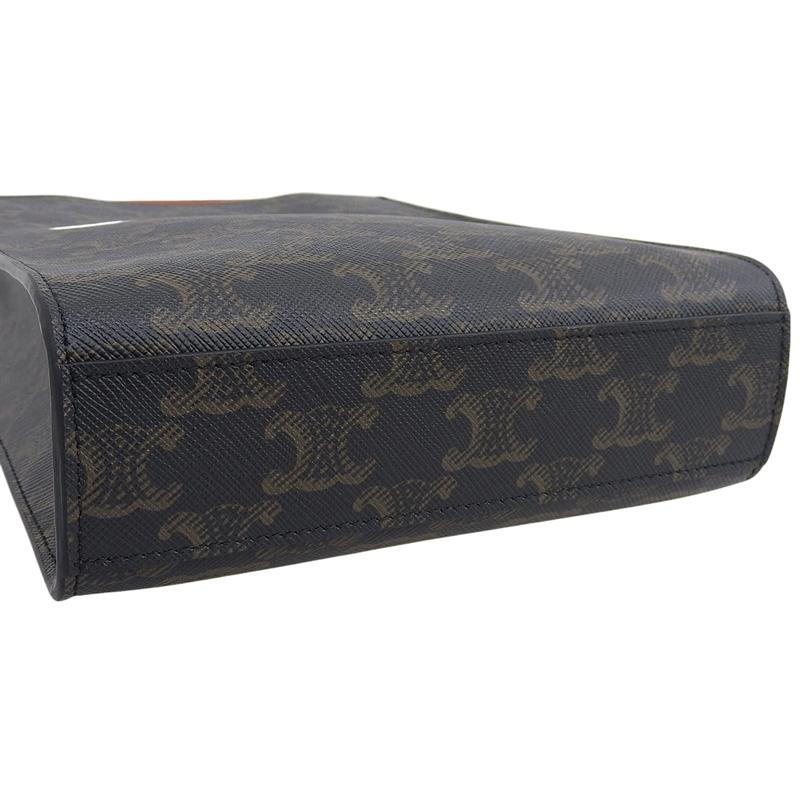 セリーヌ CELINE ミニ バーティカル カバ 2WAYバッグ ハンドバッグ ショルダーバッグ PVC/レザー ブラウン 中古 新入荷 OB2733 CELINE（セリーヌ） ミニ バーティカル カバ 2WAYバッグ ハンドバッグ