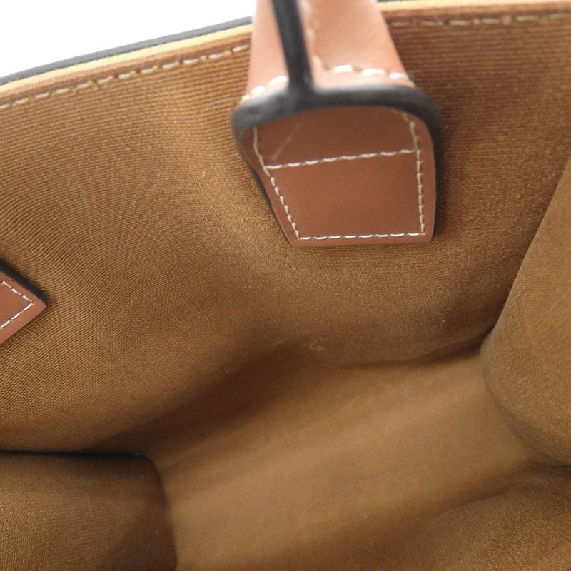 セリーヌ CELINE ミニ バーティカル カバ 2WAYバッグ ハンドバッグ ショルダーバッグ PVC/レザー ブラウン 中古 新入荷 OB2733 CELINE（セリーヌ） ミニ バーティカル カバ 2WAYバッグ ハンドバッグ