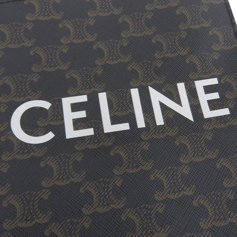 セリーヌ CELINE ミニ バーティカル カバ 2WAYバッグ ハンドバッグ ショルダーバッグ PVC/レザー ブラウン 中古 新入荷 OB2733 CELINE（セリーヌ） ミニ バーティカル カバ 2WAYバッグ ハンドバッグ