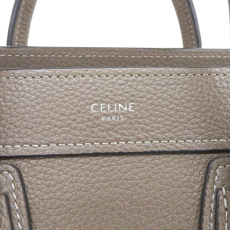 CELINE（セリーヌ） ラゲージ ナノショッパー 2WAYバッグ ハンドバッグ