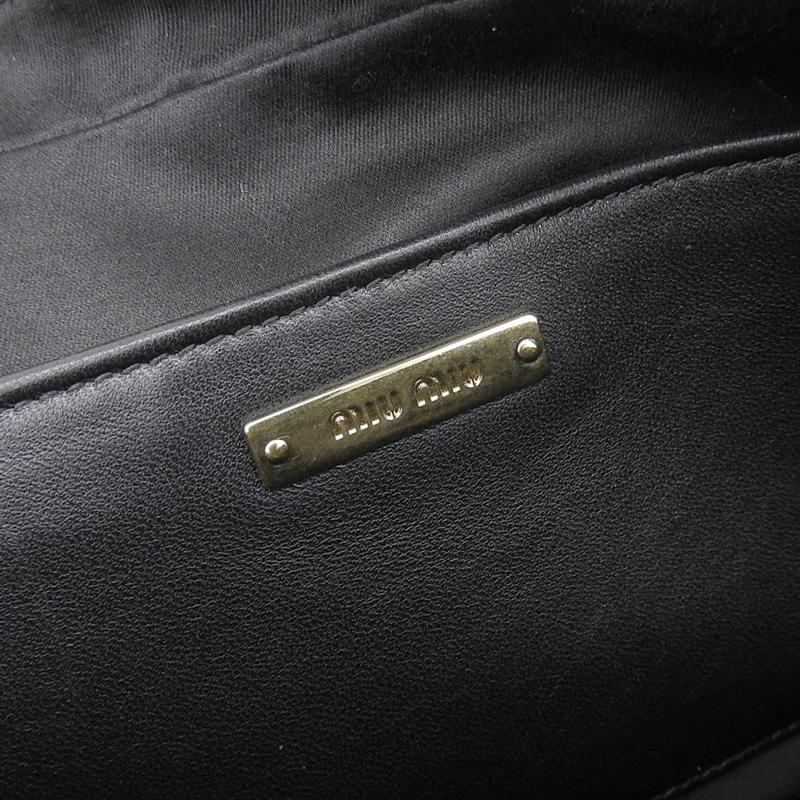 miu miu（ミュウミュウ） マテラッセ ショルダーバッグ チェーン