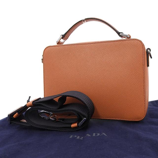 PRADA（プラダ） ブリック サフィアーノ レザー バッグ 2WAYバッグ