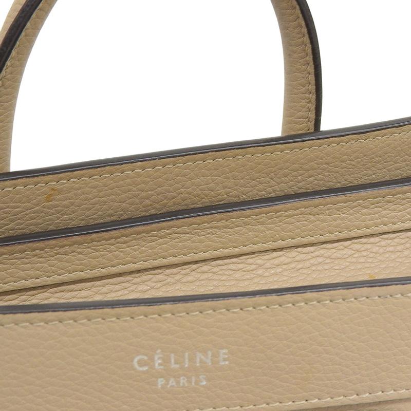 CELINE（セリーヌ） ラゲージ ナノショッパー 2WAYバッグ ハンドバッグ