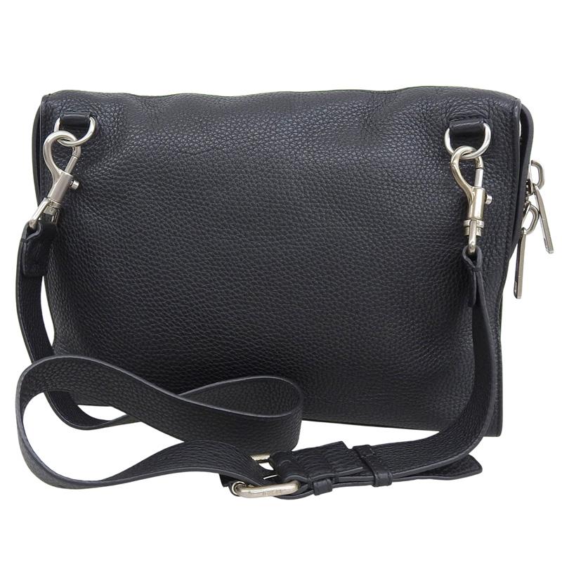 フェンディ FENDI セレリア ショルダーバッグ レザー ブラック 7VA407 中古 新入荷 OB2760 SELLERIA（FENDI） フェンディ FENDI セレリア ショルダーバッグ