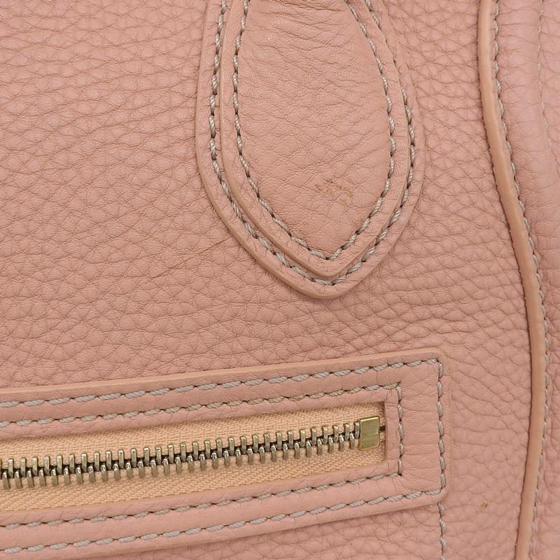 CELINE（セリーヌ） ラゲージ マイクロショッパー ハンドバッグ レザー