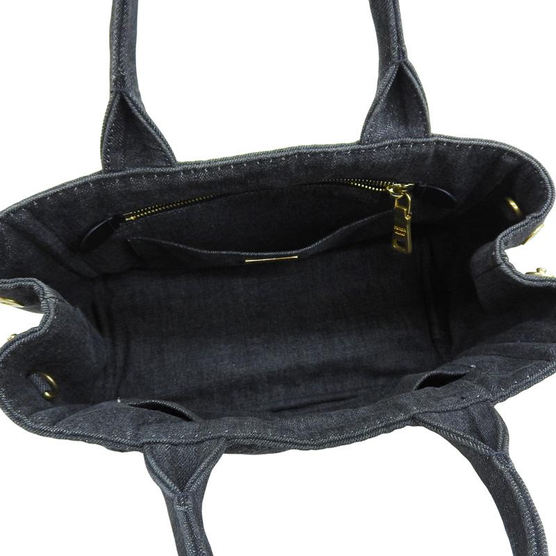 PRADA カナパ プラダ 2way ショルダーバッグ ハンドバッグ デニム S CANAPA プラダ PRADA カナパ 2WAYバッグ ハンドバッグ ショルダー
