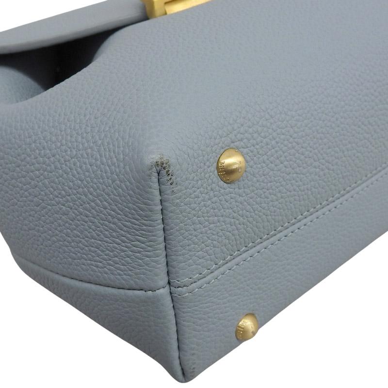 ポレーヌ Polene チェーンショルダー ショルダーバッグ レザー ブルー 中古 新入荷 OB2770 POLENE（ポレーヌ） チェーンショルダー ショルダーバッグ レザー