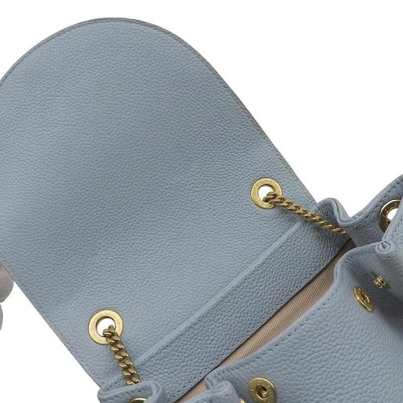 ポレーヌ Polene チェーンショルダー ショルダーバッグ レザー ブルー 中古 新入荷 OB2770 POLENE（ポレーヌ） チェーンショルダー ショルダーバッグ レザー