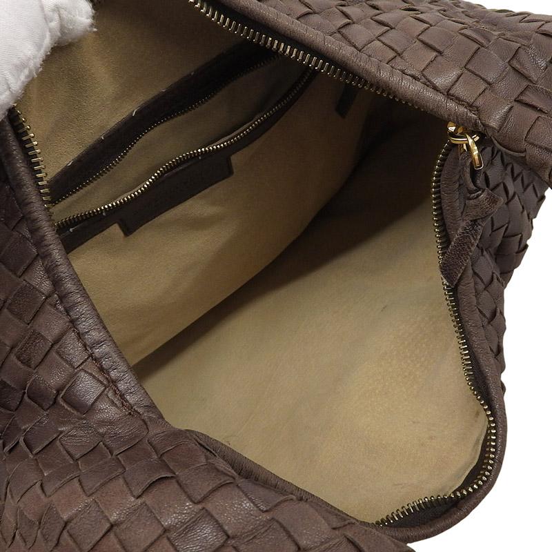 ボッテガヴェネタ BOTTEGA VENETA イントレチャート ワンショルダー ショルダーバッグ レザー ブラウン 115653 中古 新入荷 OB2782 BOTTEGA VENETA（ボッテガ・ヴェネタ） イントレチャート ワン