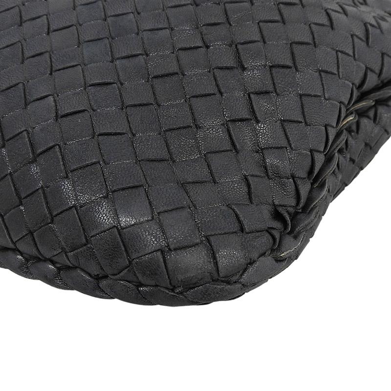 ボッテガヴェネタ BOTTEGA VENETA イントレチャート ワンショルダー ショルダーバッグ レザー ブラック 115653 中古 新入荷 OB2783 BOTTEGA VENETA（ボッテガ・ヴェネタ） イントレチャート ワン